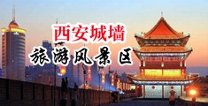 欧美肥穴美女视频中国陕西-西安城墙旅游风景区